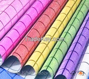 2016 popular differenet colors glitter paper for gift wrapping