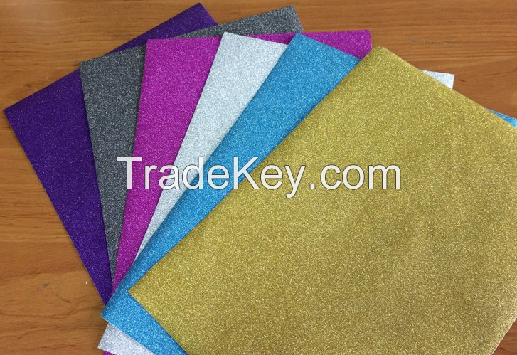 2016 popular differenet colors glitter paper for gift wrapping