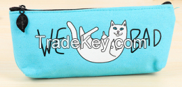 PVC plastic zipper School Pencil case