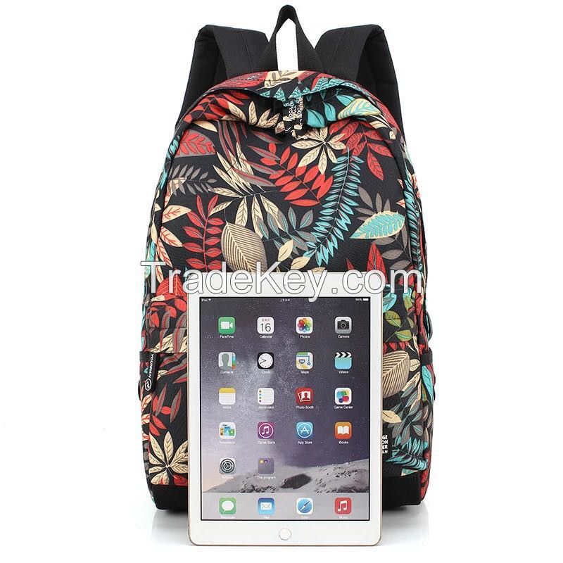 Polyester Backpack With Ergonomic Straps