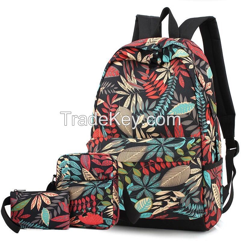 Polyester Backpack With Ergonomic Straps