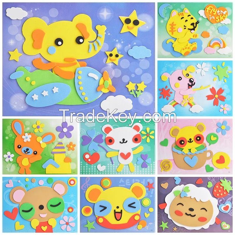 2016 most popular different style 3D sticker for kids or students