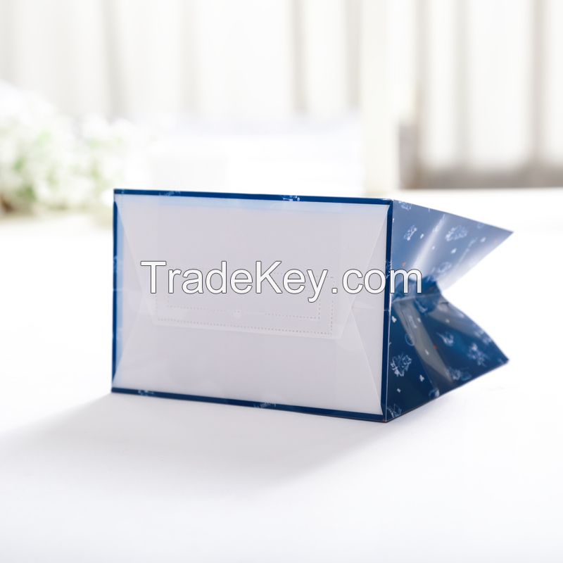 New PP plastic square gift bags, packaging bags