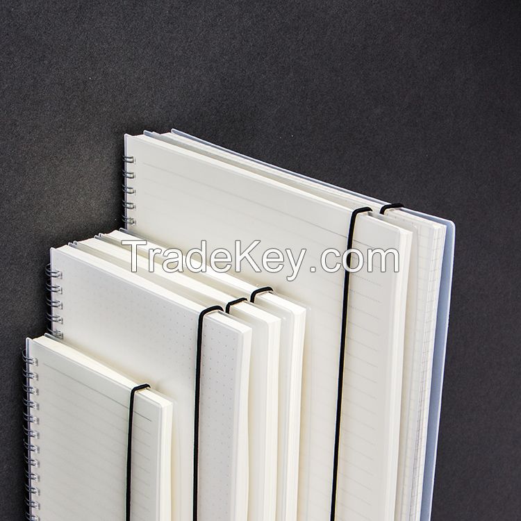 Spiral PP cover notebook, factory direct selling notebook