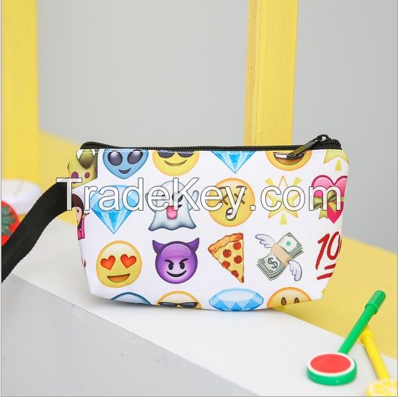 Hot European fashion Emoji school bag, student backpack