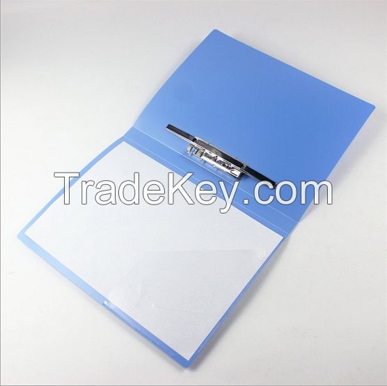 A4 PP file folder, thickened 80 silk folder, strong clip