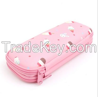 Pink cute cartoon pencil case