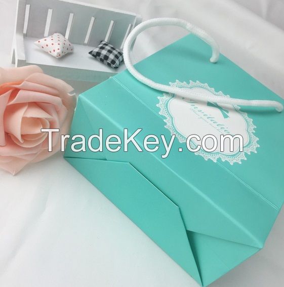 New creative paper gift bags, fashion tote gift handbags