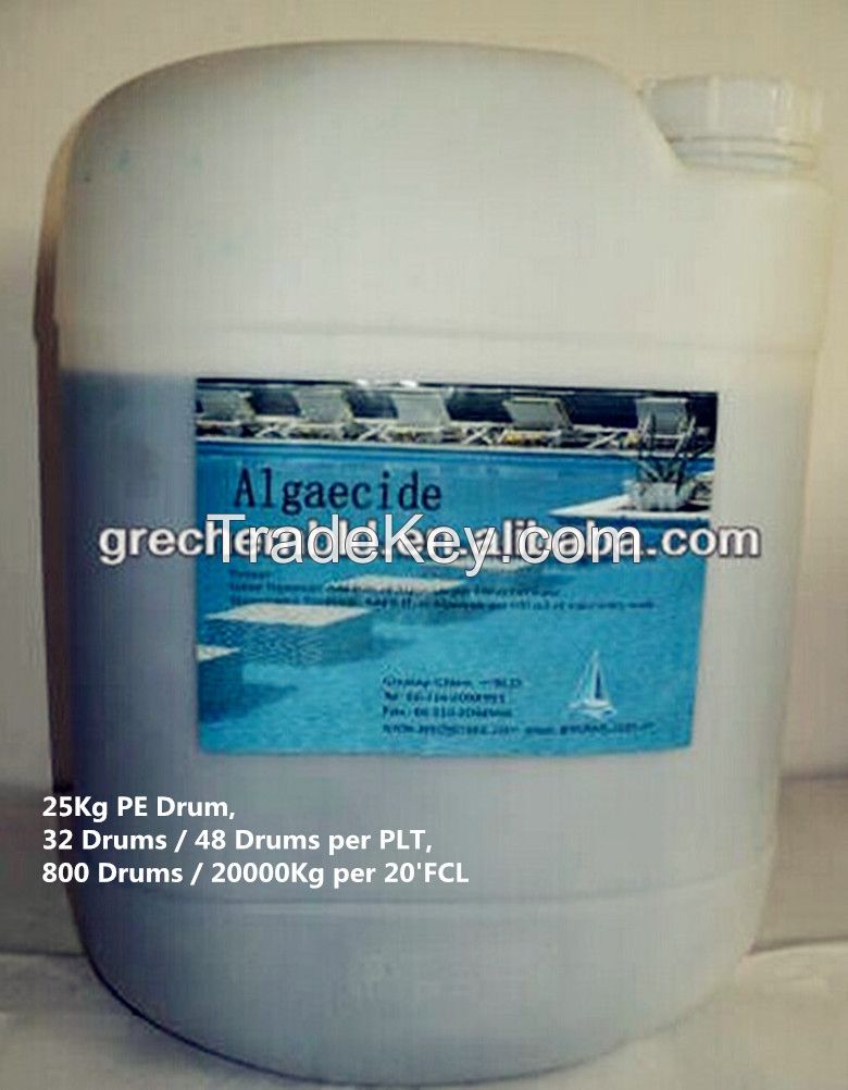 Swimming pool water treatment chemicals Algaecide GreatAp 126 WSCP CAS NO.: 31075-24-8 / 31512-74-0