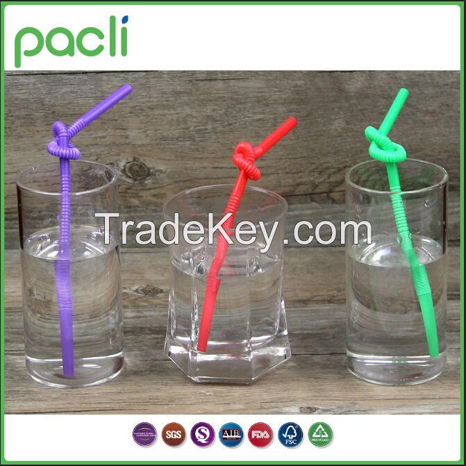 Plastic artistical straws