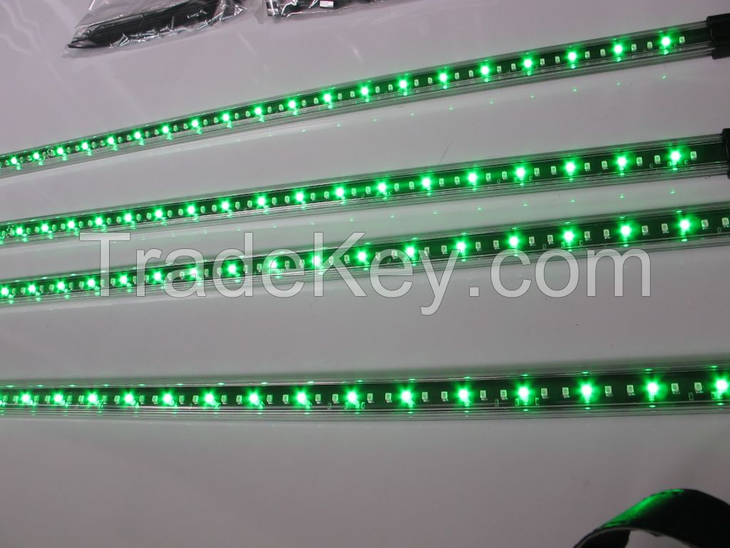 7 Color LED Under Car Tube Underglow Underbody Neon Kit