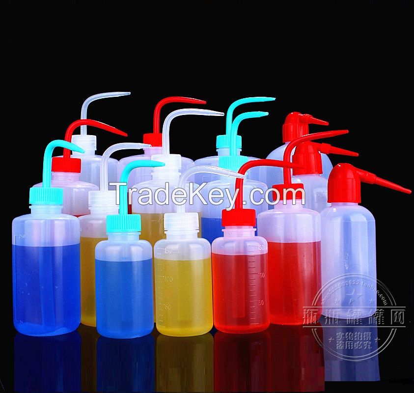 Whole sale high quality Laboratory Plastic Wash Bottle 250 500 1000ml