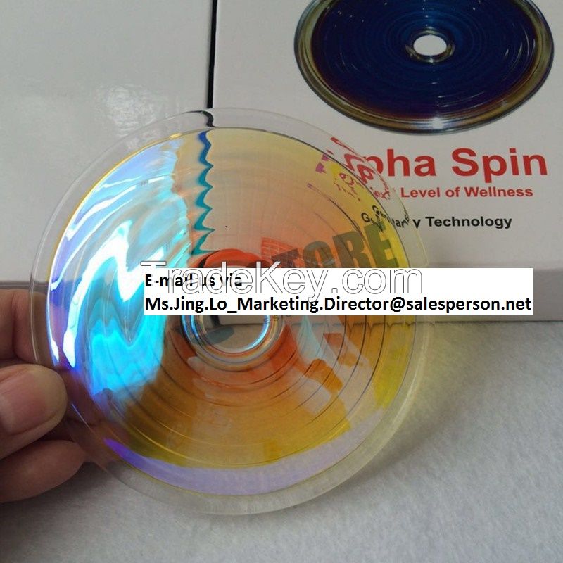 Buy Alpha Spin Bio Disc 4 10cm Anti Radiation EMF Water Disc Amezcua Glass Disc With Retail Package Box