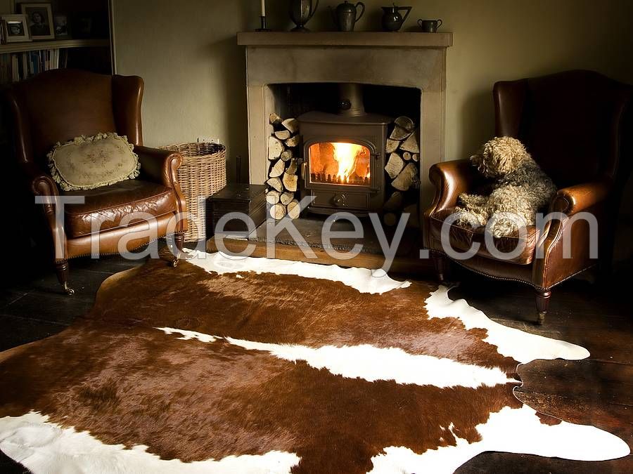 AA Grade Cowhides. Extra large to medium size