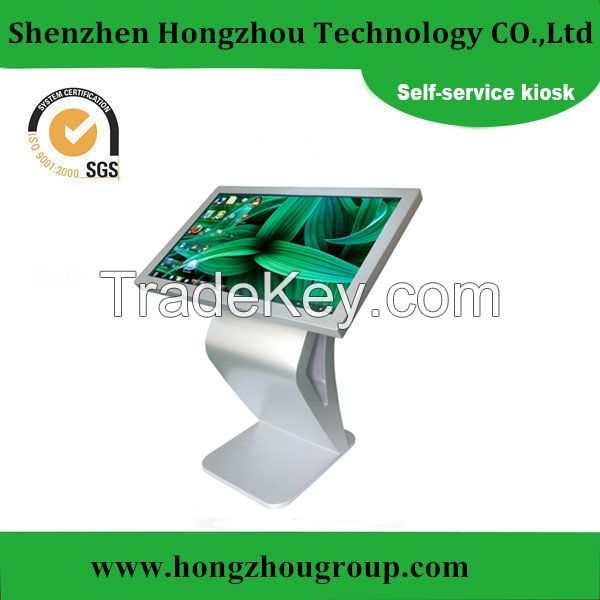 Shenzhen Manufacturer AD Touchscreen Self-service Kiosk 