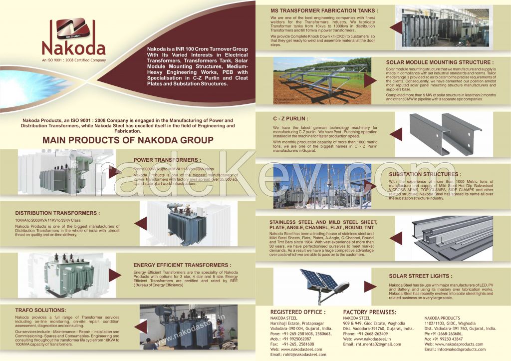 Distribution and Power Transformers