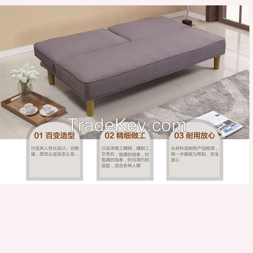 living room sofa bed folding fabricsofa double seat furniture manufacturer