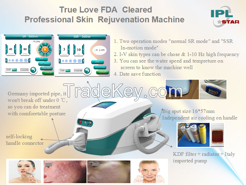 IPL Beauty Machine (CE, ISO and FDA)
