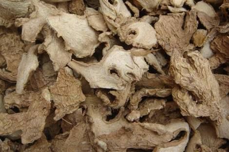 dried split ginger