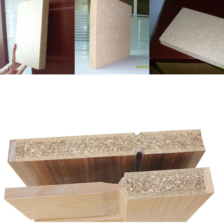 Formaldehyde free straw board as backing board and night table
