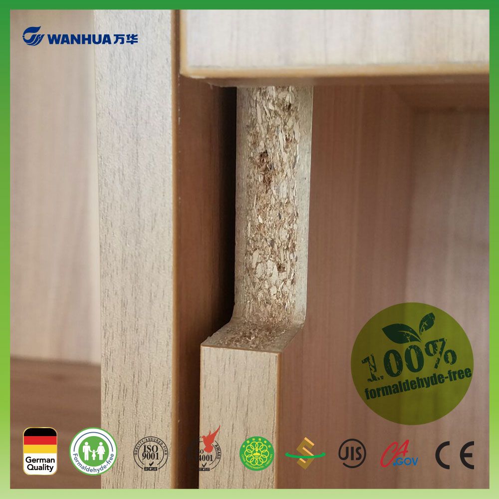 E0 grade plain particle board for furniture making and door core