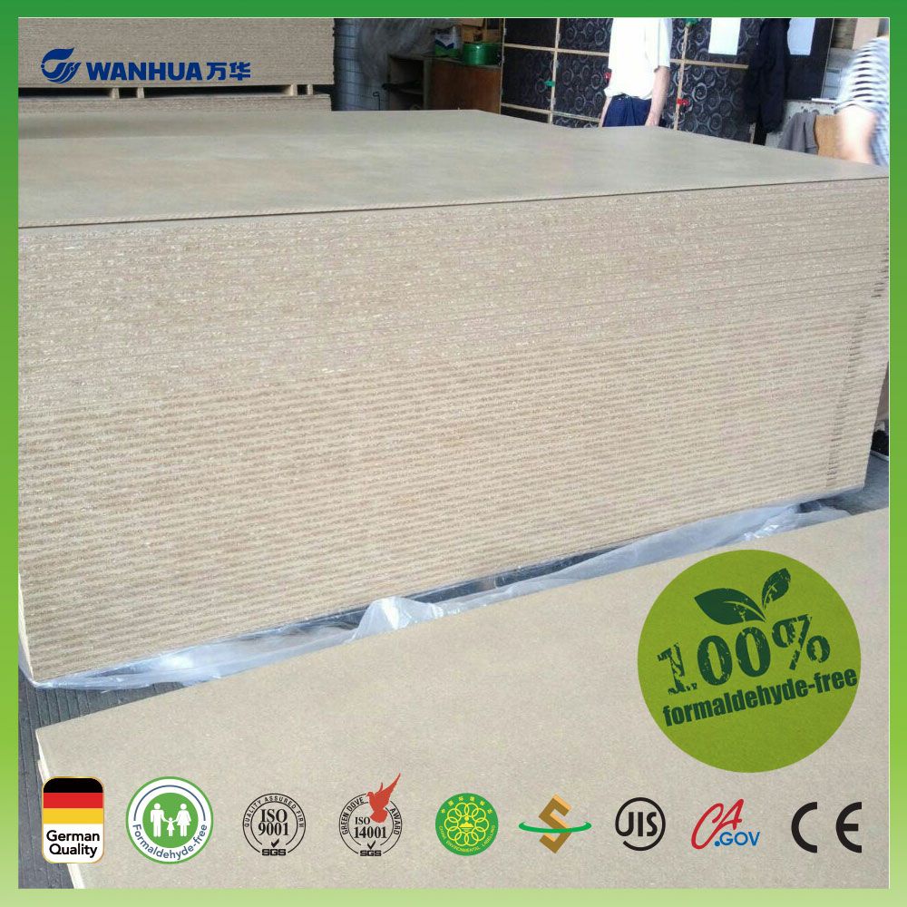E0 grade plain particle board for furniture making and door core