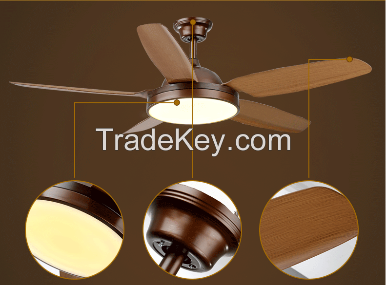 modern ceiling fan with led light