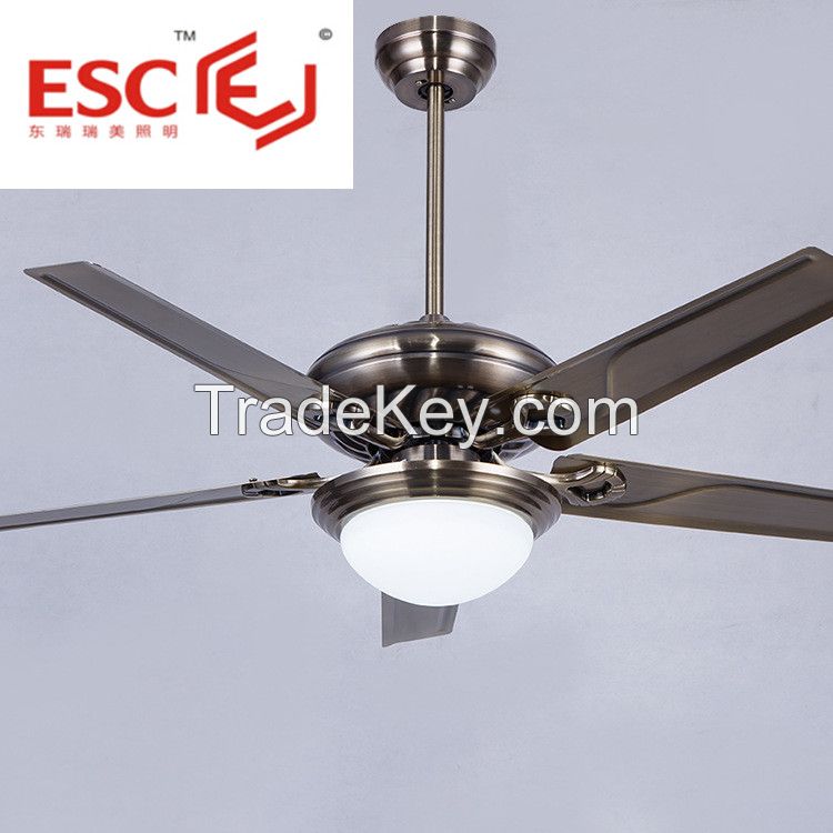 new desigend modern ceiling fan with led light simple style