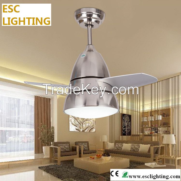 modern style mini ceiling fan with LED light