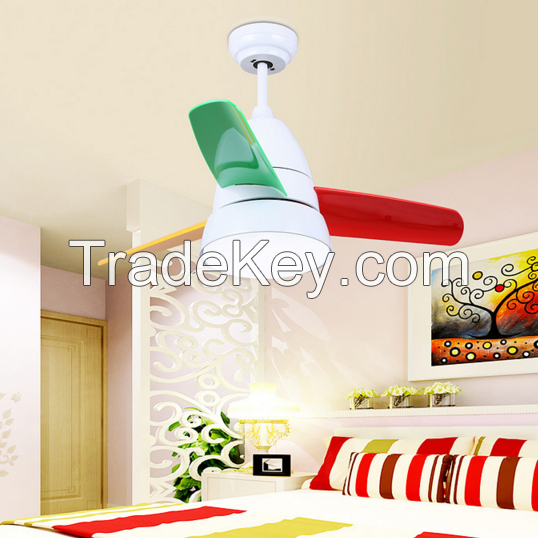 modern style mini ceiling fan with LED light 