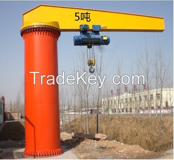 China Stationary Jib Crane with Wire rope Hoist