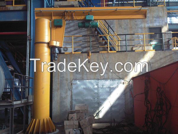 China Stationary Jib Crane with Wire rope Hoist