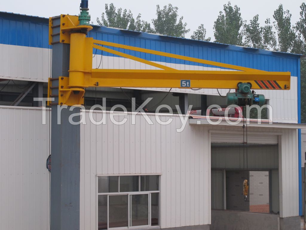 floor mounted slewing electric jib crane price for sale