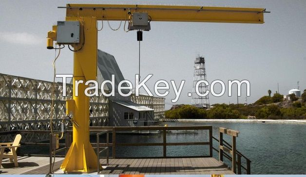 China Stationary Jib Crane with Wire rope Hoist