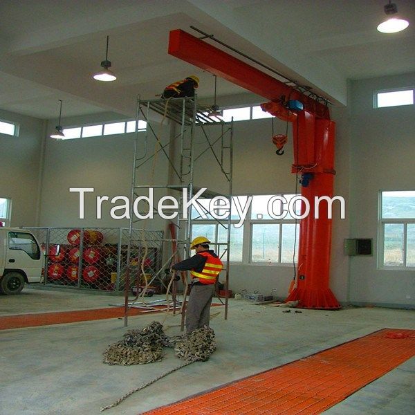 China Stationary Jib Crane with Wire rope Hoist