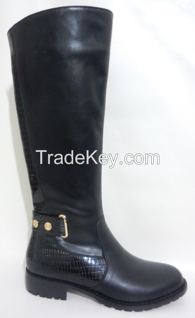 Black Flat Ankle Boots For Women