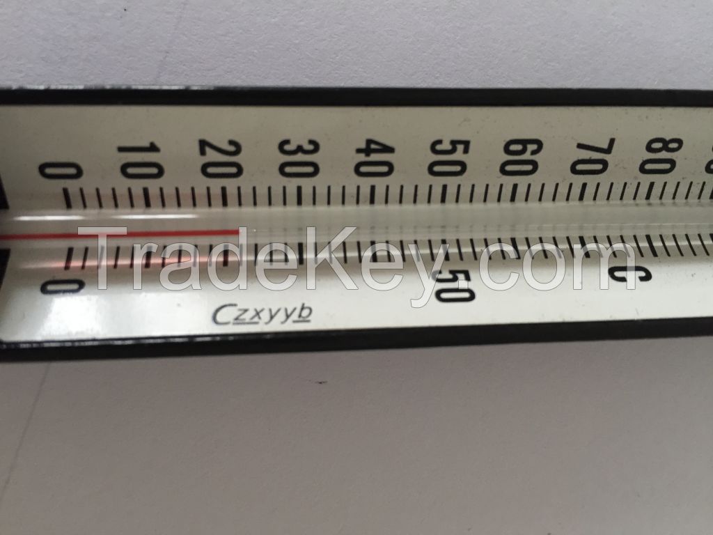 Japanese V type thermometer,glass thermometer,industrial thermometer