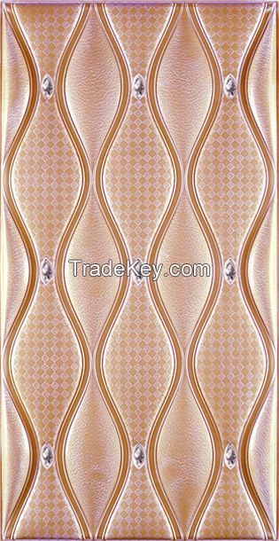 3D PU Leather Wall Panel 1080-3 for Modern Interior Decoration