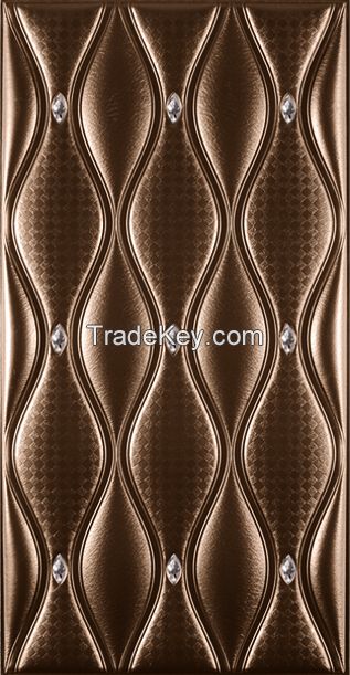 3D PU Leather Wall Panel 1080-16 for Modern Interior Decoration