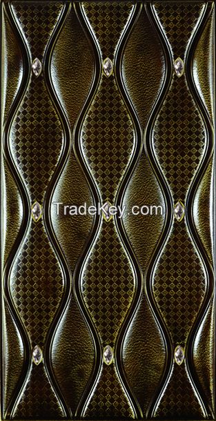 3D PU Leather Wall Panel 1080-10 for Modern Interior Decoration