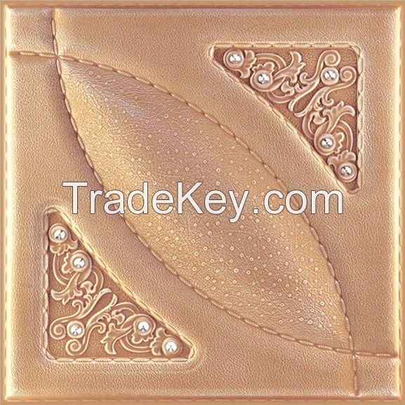3D PU Leather Wall Panel 1037-3 for Modern Interior Decoration