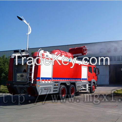 Hazardous chemical substance emergency handling fire fighting truck