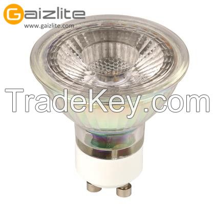 LED GU10 6W SMD Glass COB lens Energy Saving Home Lighting