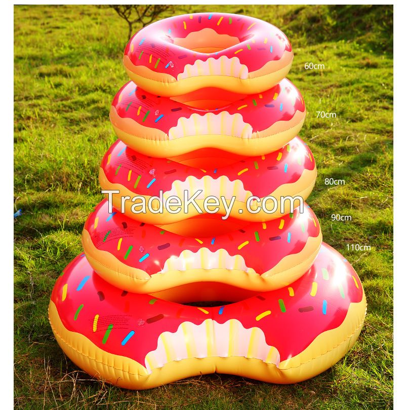 Inflatable Donut Tube Pool Float Beach Swimming Toy Lilo Swim Ring LARGE JUMBO