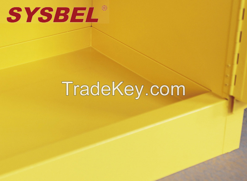 SYSBEL FM and CE Approved 90 Gal Flammable Liquid and Chemicals Safety Storage Cabinets