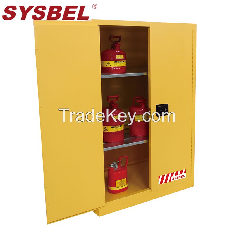 SYSBEL FM and CE Approved 90 Gal Flammable Liquid and Chemicals Safety Storage Cabinets