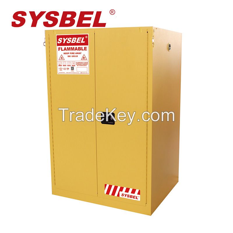 SYSBEL FM and CE Approved 90 Gal 2 Self-closed Door Flammable Liquid and Chemicals Safety Storage Cabinets