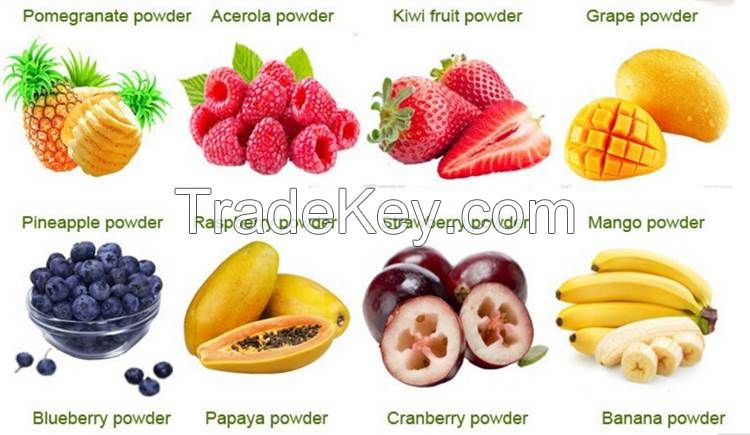 Brazilian Fruits in powder