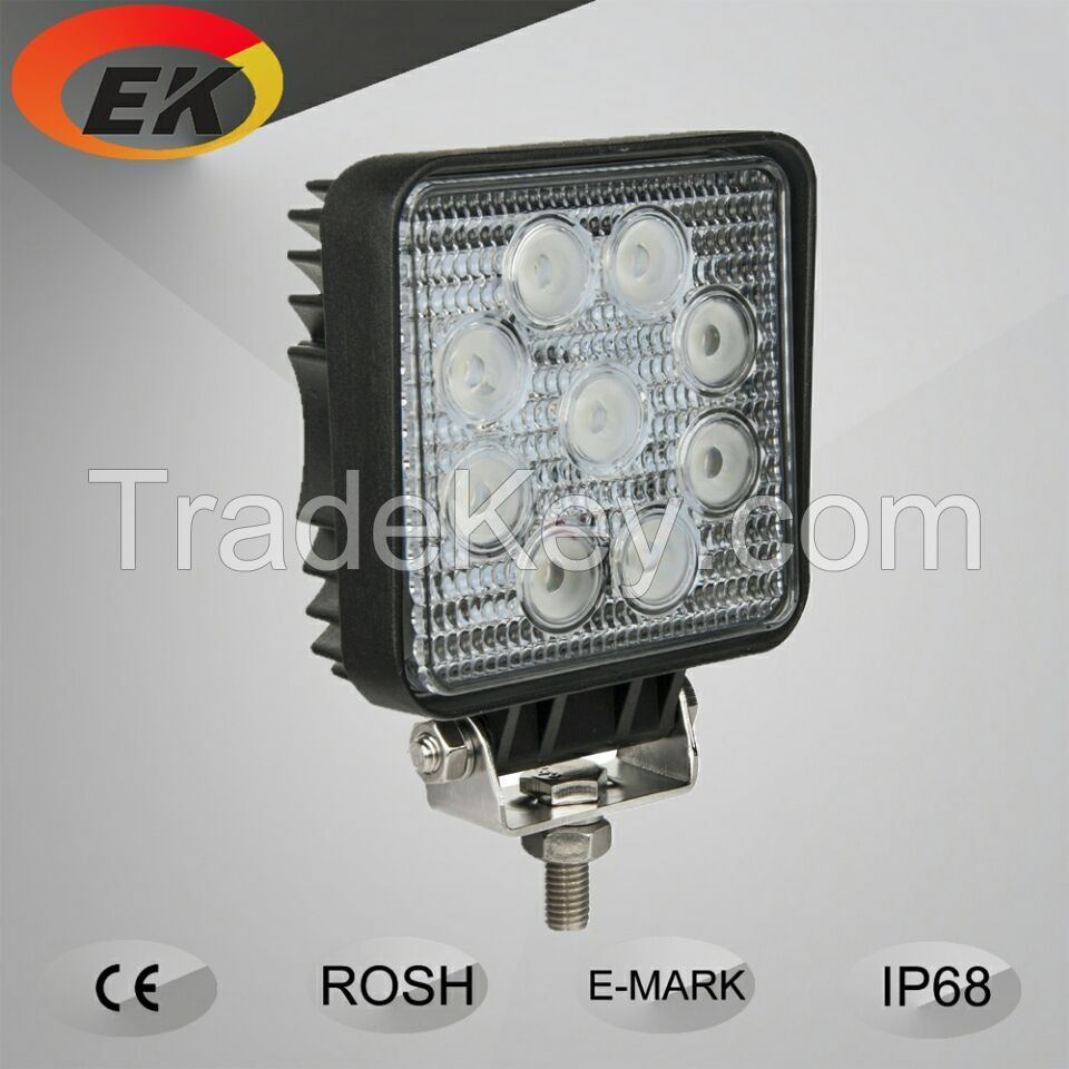 High Quality 5inch 27w EK LED Work Light for Tractor, Boat, Offroad