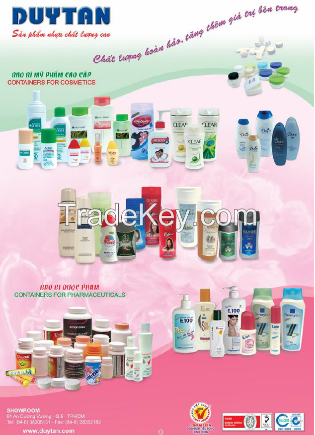 Plastic Packaging bottle for detergent cosmetics water pharmaceuticals-Duy Tan Plastics